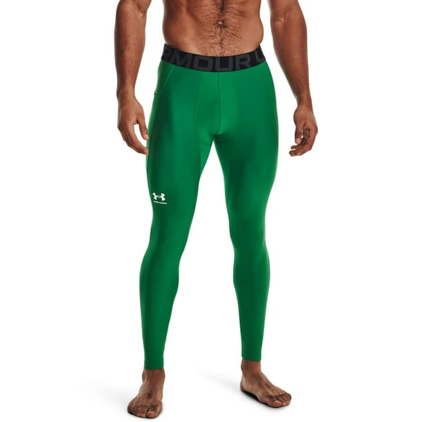 Leggings Under Armour HeatGear para Hombre Talla Small Tall Verde