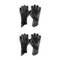 thumbnail image 3 of Naiovety Guantes de portero de fútbol, kit para niños y adultos 6/7/8/9/10, látex grueso para niños y adultos, duradero, sin dedos, negro Adulto 9 2Conjunto, 3 of 6