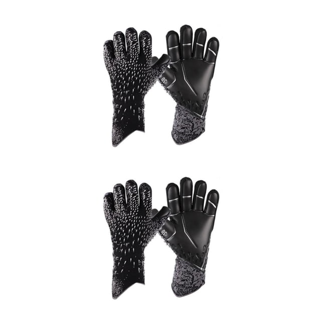 Guantes de portero Toystoory para niños y adultos negro 2Conjunto