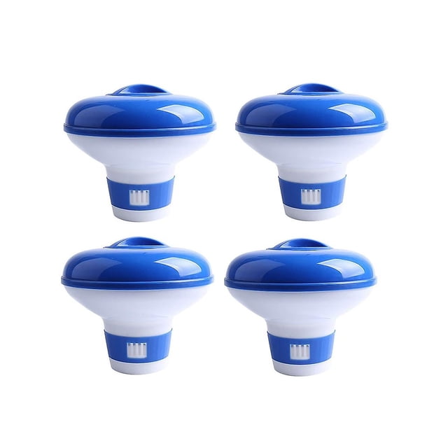 Dispensador De Cloro De 4 Piezas, Flotador De Cloro, Difusor Químico De Cloro Para Piscinas De Interior Y Exterior Para Wimmin