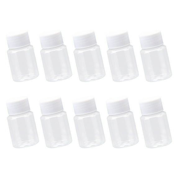 Raindrops  10 Pcs Travel Bottles Glass Jar Jars Refillable Containers
