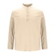 thumbnail image 4 of pstuiky Camisas de manga larga de invierno para hombre, Camisa informal de moda para hombre, con cuello en V y mangas cortas, transpirable y con botones. camisetas de hombre l, 4 of 4