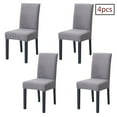 thumbnail image 1 of Fundas para sillas de comedor de alta calidad, elásticas y resistentes al agua, 85 % poliéster y 15 % elastano, diseño antideslizante, lavables a máquina, ideales para comedores y banquetes, juego de, 1 of 6