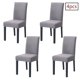 thumbnail image 1 of Lujosas fundas elásticas de alta elasticidad para sillas de comedor, fundas elásticas desmontables, mezcla de 85 % poliéster y 15 % elastano, protectores de muebles duraderos para la mayoría de, 1 of 6