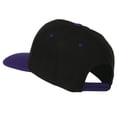 thumbnail image 3 of Greek Alphabet PSI Embroidered Classic Two Tone Cap - Black Purple OSFM, 3 of 5