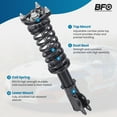 thumbnail image 5 of BFO Coilovers for Ford Mustang 1994-2004 Base/GT SN95, Height Adjustable Coilovers Suspension Kit, Preset Damping Shock Absorber Struts, Lowering Kit Black, 5 of 9