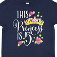 thumbnail image 4 of Inktastic This Princess is Five 5th Birthday Girls Toddler T-Shirt, 4 of 5