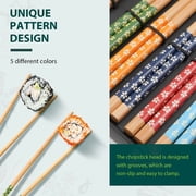 Soeos Beginner Sushi Making Kit, 10 Piece Bamboo Sushi Kit with 2 Bamboo Rolling Mats, 5 Pairs Chopsticks, Paddle, and Spreader