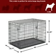thumbnail image 7 of MidWest Homes Ultimate Pro Extra-Strong Double Door Metal Dog Crate 48-Inch, 7 of 7