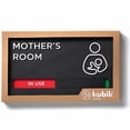 thumbnail image 1 of Kubik Letters Premium Mothers Room Sign with Slider for Dual Messages Room Status (AVAILABLE or IN USE), 1 of 4