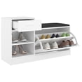 thumbnail image 4 of vidaXL Shoe Storage Bench Entryway Bench with Shoe Organizer Shoe Cabinet, 4 of 28