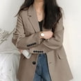 thumbnail image 4 of Baberdicy Women's Suits | Women's Coats Clearance! Khaki Xx-Large, 4 of 4