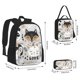 thumbnail image 2 of Balery Funny Animals Series Mochila escolar 3 en 1 para niños: mochila resistente con lonchera térmica y estuche para lápices. Mochila escolar para niños y niñas., 2 of 7