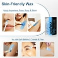 thumbnail image 4 of Waxfans Waxing Kit for Hair Removal, at Home Waxing Kit ,400g Wax Beads for Sensitive Skin with a Silicone Bowl for Easy Cleaning, 4 of 7