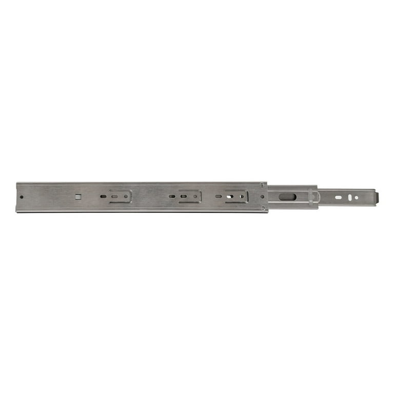OMANSKO 14 Inch Soft Close Drawer Slides - 6 Pairs, Full Extension, Heavy Duty 100 LB Capacity, Nickel Finish