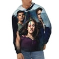 thumbnail image 2 of The Twilight Saga Men's Hoodie With Color Drawstrings Sweatshirt Hooded Pullover Print Winter Coat Jacket 3x-Large, 2 of 9