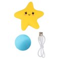 thumbnail image 2 of Star Shape Wall Nursery Lamp, Soft  Design Easy to Move and Adaptable Any Place Cute Silicone Nightlight for Bedroom Decor, 2 of 7