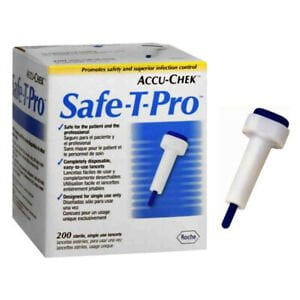 Accu-Chek Safe-T-Pro Lancets - 200 ea