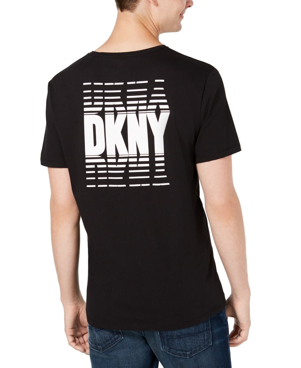 DKNY - Mens T-Shirt Jet Graphic Tee Short Sleeve Back Print XL ...