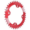 thumbnail image 2 of Plato de bicicleta de montaña de aleación de aluminio de 38T, estrecho y ancho, para BCD de 104 mm, rojo, actualización de una sola velocidad, 2 of 8