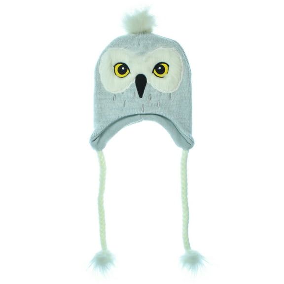 Harry Potter Beanie Hedwig Owl Costume Laplander Hat Pom Beanie