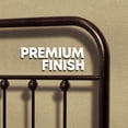 thumbnail image 5 of Golden Gate Beds Vintage Wrought Iron BedFrame with Classic Metal Platform Base, Headboard and Footboard, No Box Spring Needed, Easy Assembly, Mattress Base, Noise-Free, Sleek Brown Finish- Twin Size, 5 of 5