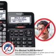 thumbnail image 3 of Teléfono inalámbrico Panasonic KX-TGF944B con Call Block 4 auriculares, 3 of 3