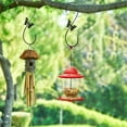 thumbnail image 3 of Atractivo colgador de comederos para pájaros, 2 uds., gancho de Metal para comedero de colibrí, gancho de extensión con diseño de mariposa, para colgar comedero para pájaros, 3 of 5