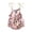 Pink, variant on Itsun Summer Baby Girls Flowers Straps Sleeveless Jumpsuit Casual Bodysuit Clothes Blue (0-24Months)