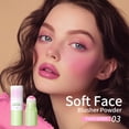 thumbnail image 1 of Soft Blusher Stick With Soft Sponge Head Natural Look Precise Coloring Easy Application, Makeup White Blusher, 1 of 9
