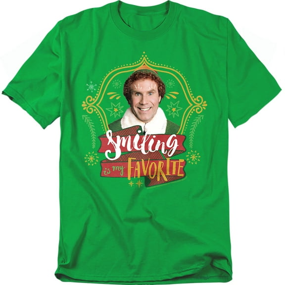 Elf T-Shirt Smiling Is My Favorite Unisex Graphic Tee for Men & Women