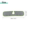 thumbnail image 2 of Uxcell Kitchen Faucet Mat, Absorbent Mat Sink Splash Guard Drain Pad Countertop Protector Mat, Green Grey, 2 of 5