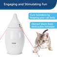 thumbnail image 4 of PetSafe Zoom - Laser Pointer Cat Toy / Dog Toy - Randomly Rotating, Automatic Cat Laser Toy: Multi-Cat, Cat Anxiety Relief, Hands Free, Auto Shutoff, Battery Operated, Laser Safe - Interactive Cat Toy, 4 of 5