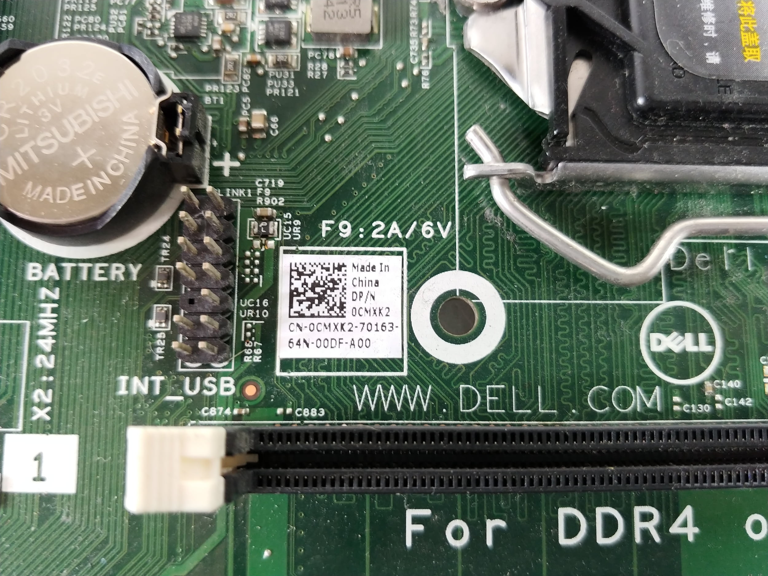 Pre-Owned Dell OptiPlex 3046 MT LGA 1151 DDR4 SDRAM Desktop Motherboard CMXK2 (Good)