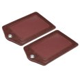 thumbnail image 1 of Soporte Vertical PU Cuero Soporte ID Ventana Impermeable para Oficina Rojo oscuro Unique Bargains, 1 of 5