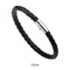 thumbnail image 4 of Pulsera de cuero para hombre y mujer, de PU, ideal para el Día de la Madre. Negro, 4 of 8