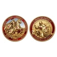 thumbnail image 2 of Commemorative Coin for History Enthusiasts, Collectible Memorabilia, Metal Historical Gift, Educational Display Piece, Unique Gift for Collectors, Decorative Artifact, Conversation Starter, 2 of 6