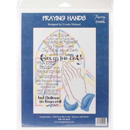 Praying Hands Counted Cross Stitch Kit-9.25"X13" 14 Count ...