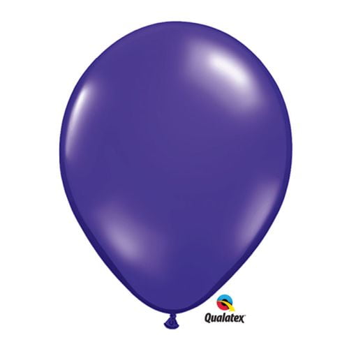 (Price/100 /Pack)11" Qualatex Balloons, Purple