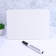 thumbnail image 3 of 4 piezas de escritorio, pizarra blanca pequeña, caballete de mesa, pizarra blanca, material escolar para oficina, hogar, escuela (blanco), 3 of 5
