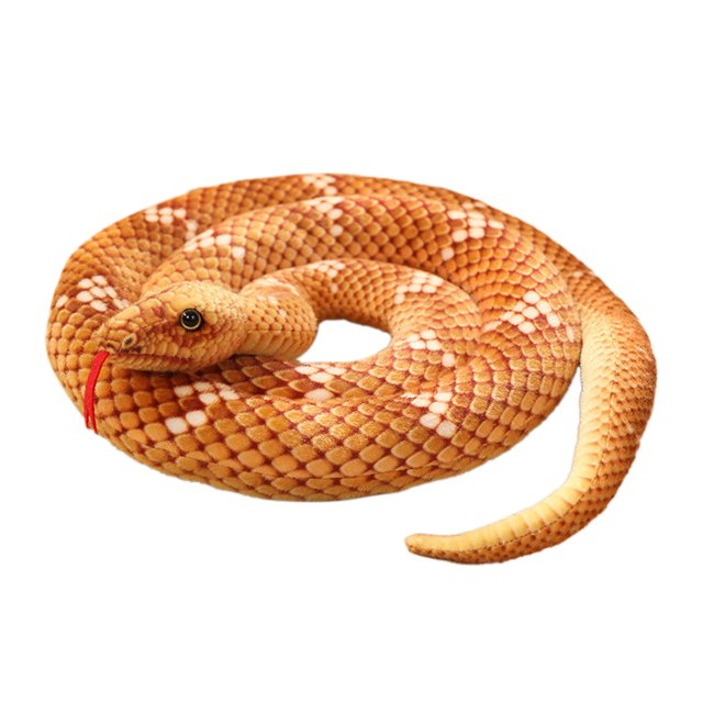 Simulación Divertida Pitón de Peluche 200cm Amarillo ANGGREK Otros