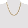thumbnail image 2 of Auriga Fine Jewelry 14K Yellow Gold 7mm Figaro Chain Necklace 20inch for Women, 2 of 6