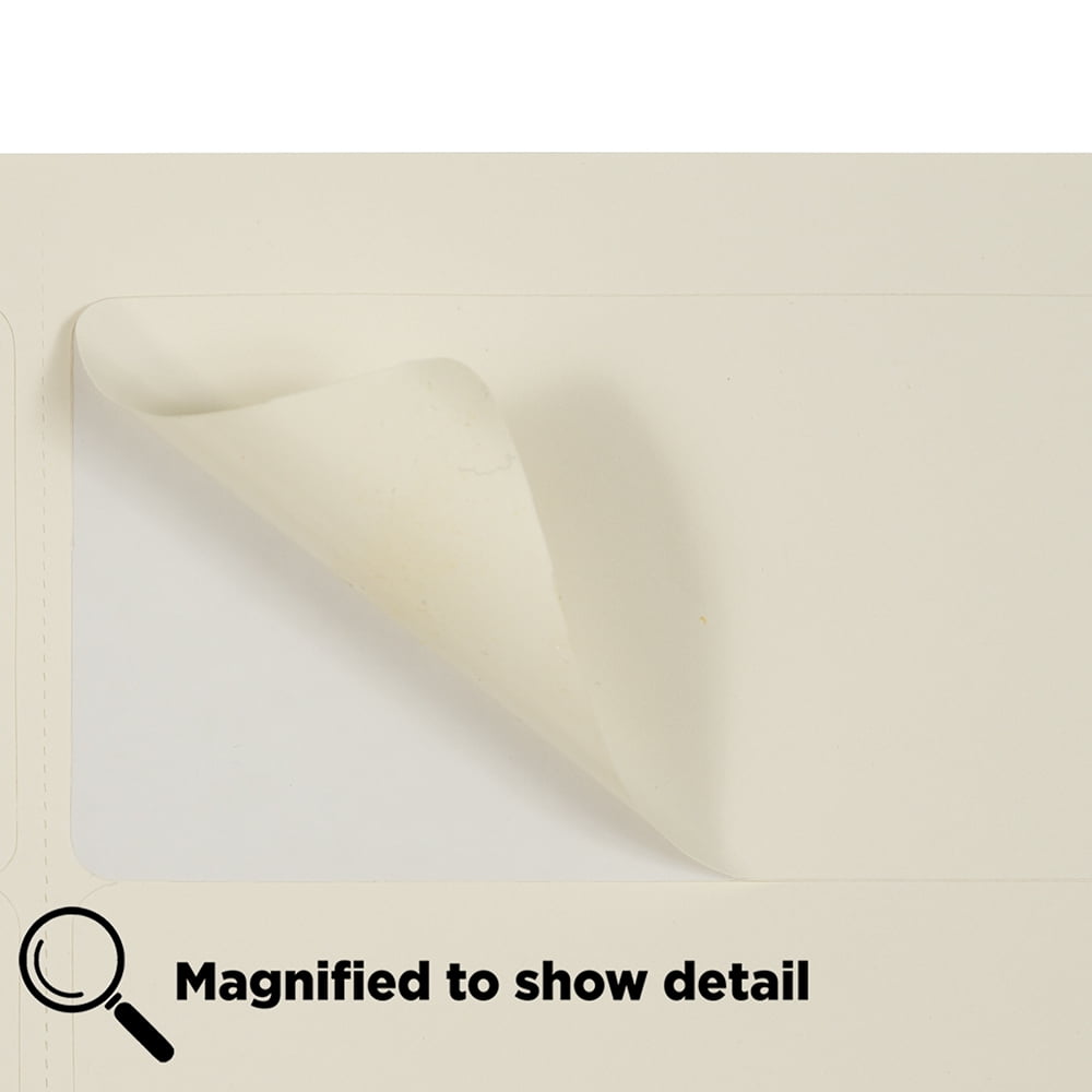 JAM Paper Shipping Address Labels, Standard Mailing, 2 x 4, Ivory, 120 per Pack