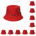 thumbnail image 1 of Sombrero de Pescador Minnieouse Cómodo Transpirable Protección Solar Gorro Rojo 58cm, 1 of 6