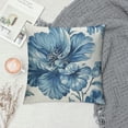thumbnail image 2 of Blue Throw Pillow Covers Inch Chinoiserie Pillow Cover Spring Summer Blue Floral Outdoor Pillow Cases  Farmhouse Cushion Covers for Couch Sofa Bedroom Chinoiserie Decor, 2 of 5