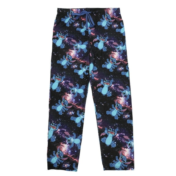 Disney's Lilo & Stitch Galactic Stitch All-Over Print Men's Sleep Pajama Pants-Medium