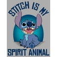 thumbnail image 2 of Boy's Lilo & Stitch My Spirit Animal Stitch Graphic Tee Athletic Heather Large, 2 of 5