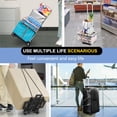 thumbnail image 6 of Folding Hand Truck Aluminum Trolley,Small Dolly, Foldable Hand Cart Collapsible 2 Wheel Luggage Trolley  Foldable Dolly Expandable Large Chassis Foldable into Backpack, 6 of 8