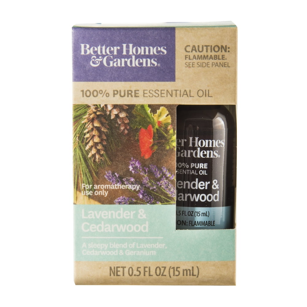 Better Homes & Gardens 15 mL 100 Pure Lavender & Cedarwood Essential