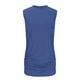 thumbnail image 3 of Blusas para las Mujeres Casual Verano Color Sólido Cuello Redondo Bolsillo sin Mangas Tanque Blusa, Poliéster Casual Top, Lavado de Manos, 3 of 6